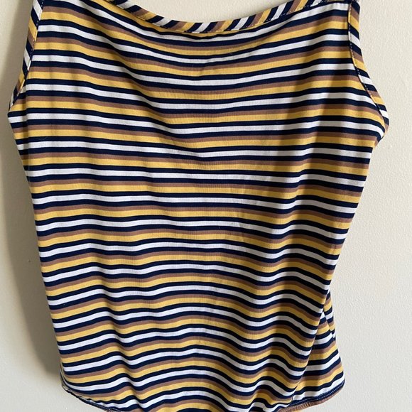 Urban Heritage Large striped thong stretchy soft bodysuit - Picture 6 of 14